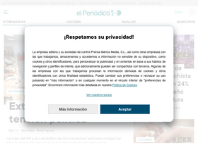 'elperiodicoextremadura.com' screenshot