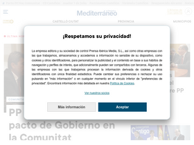 'elperiodicomediterraneo.com' screenshot