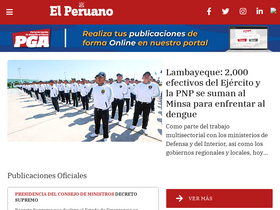 'elperuano.pe' screenshot