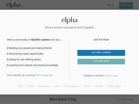 'elpha.com' screenshot