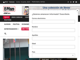 'elpitazo.net' screenshot