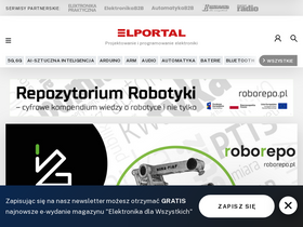 'elportal.pl' screenshot