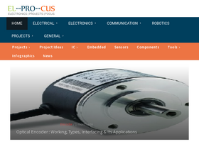'elprocus.com' screenshot