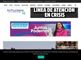 'elpuntero.com.mx' screenshot