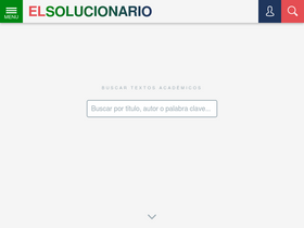 'elsolucionario.org' screenshot