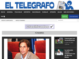 'eltelegrafo.com' screenshot