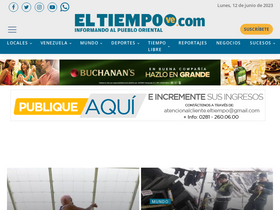 'eltiempove.com' screenshot