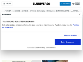 'eluniverso.com' screenshot