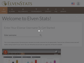 'elvenstats.com' screenshot
