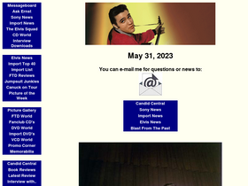 'elvis-collectors.com' screenshot