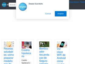 'elyex.com' screenshot