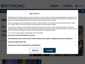 'elystandard.co.uk' screenshot