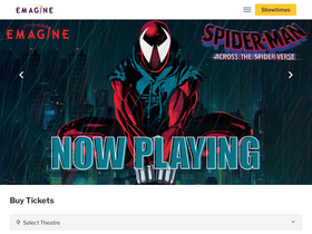 'emagine-entertainment.com' screenshot
