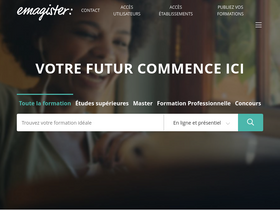'emagister.fr' screenshot