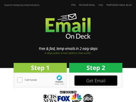 'emailondeck.com' screenshot