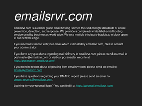 'emailsrvr.com' screenshot