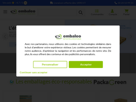 'embaleo.com' screenshot