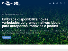 'embrapa.br' screenshot