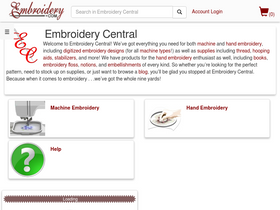 'embroidery.com' screenshot