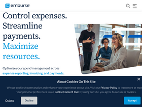'emburse.com' screenshot