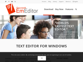 'emeditor.com' screenshot
