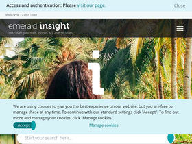 'emerald.com' screenshot