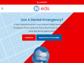 'emergencydentalservice.com' screenshot
