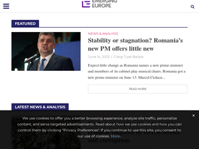 'emerging-europe.com' screenshot
