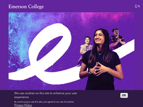 'emerson.edu' screenshot