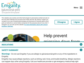 'emgality.com' screenshot