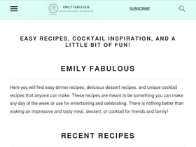 'emilyfabulous.com' screenshot