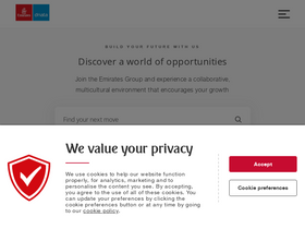 'emiratesgroupcareers.com' screenshot