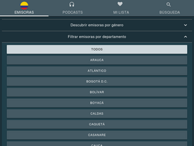 'emisorascolombianas.co' screenshot