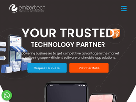 'emizentech.com' screenshot
