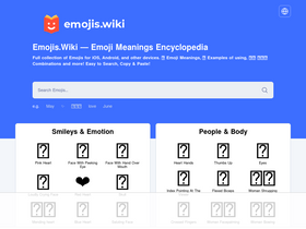 'emojis.wiki' screenshot