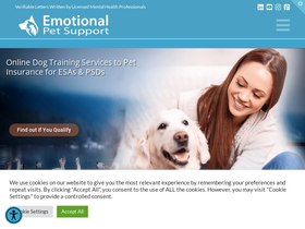 'emotionalpetsupport.com' screenshot