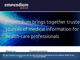 'empendium.com' screenshot
