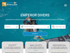'emperordivers.com' screenshot