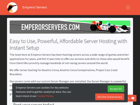 'emperorservers.com' screenshot