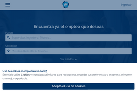 'empleonuevo.com' screenshot
