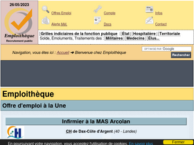 'emploitheque.org' screenshot