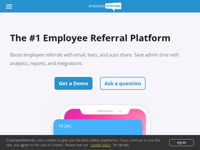 'employeereferrals.com' screenshot