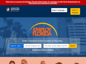 'employflorida.com' screenshot