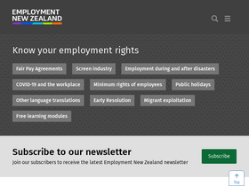 'employment.govt.nz' screenshot