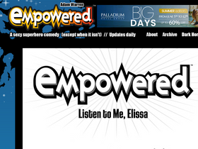 'empoweredcomic.com' screenshot