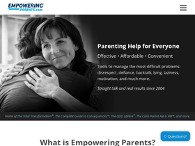 'empoweringparents.com' screenshot