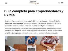 'emprendepyme.net' screenshot