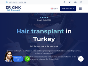 'emrahcinik.com' screenshot