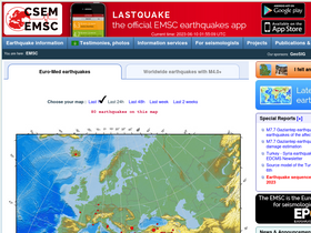 'emsc-csem.org' screenshot