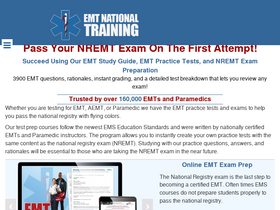 'emt-national-training.com' screenshot